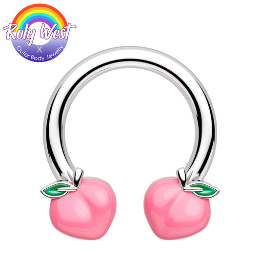 oufer peach septum ring 