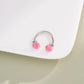 Oufer X Roly Plump Peach Ends Horseshoe Septum Ring