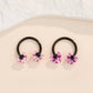 Pink Bow Black Septum Ring