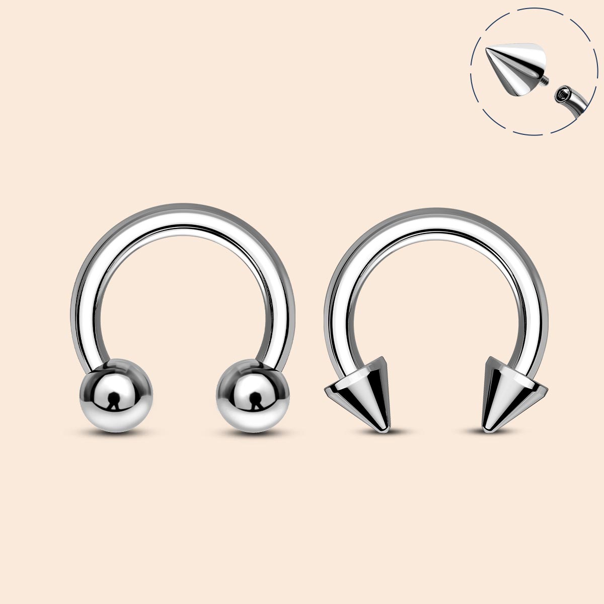 oufer 12g septum ring