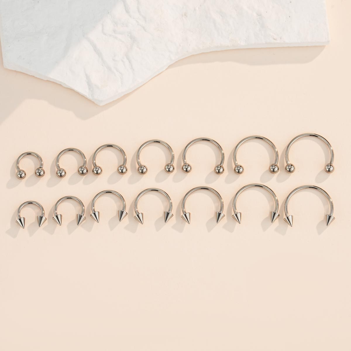 horseshoe 18g septum ring