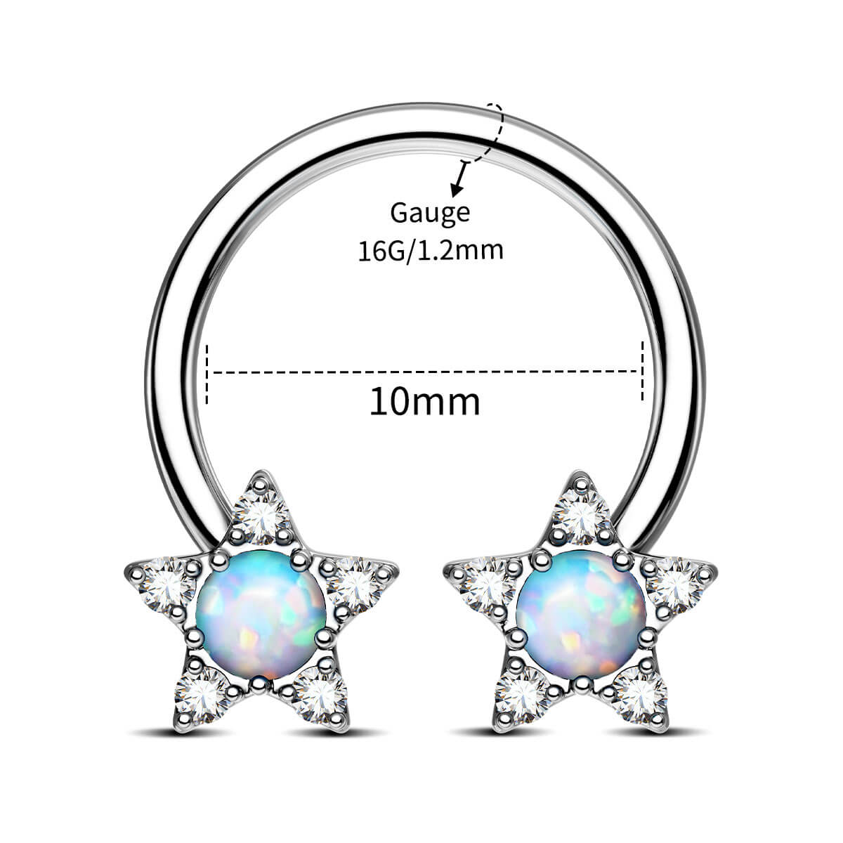 16g septum ring