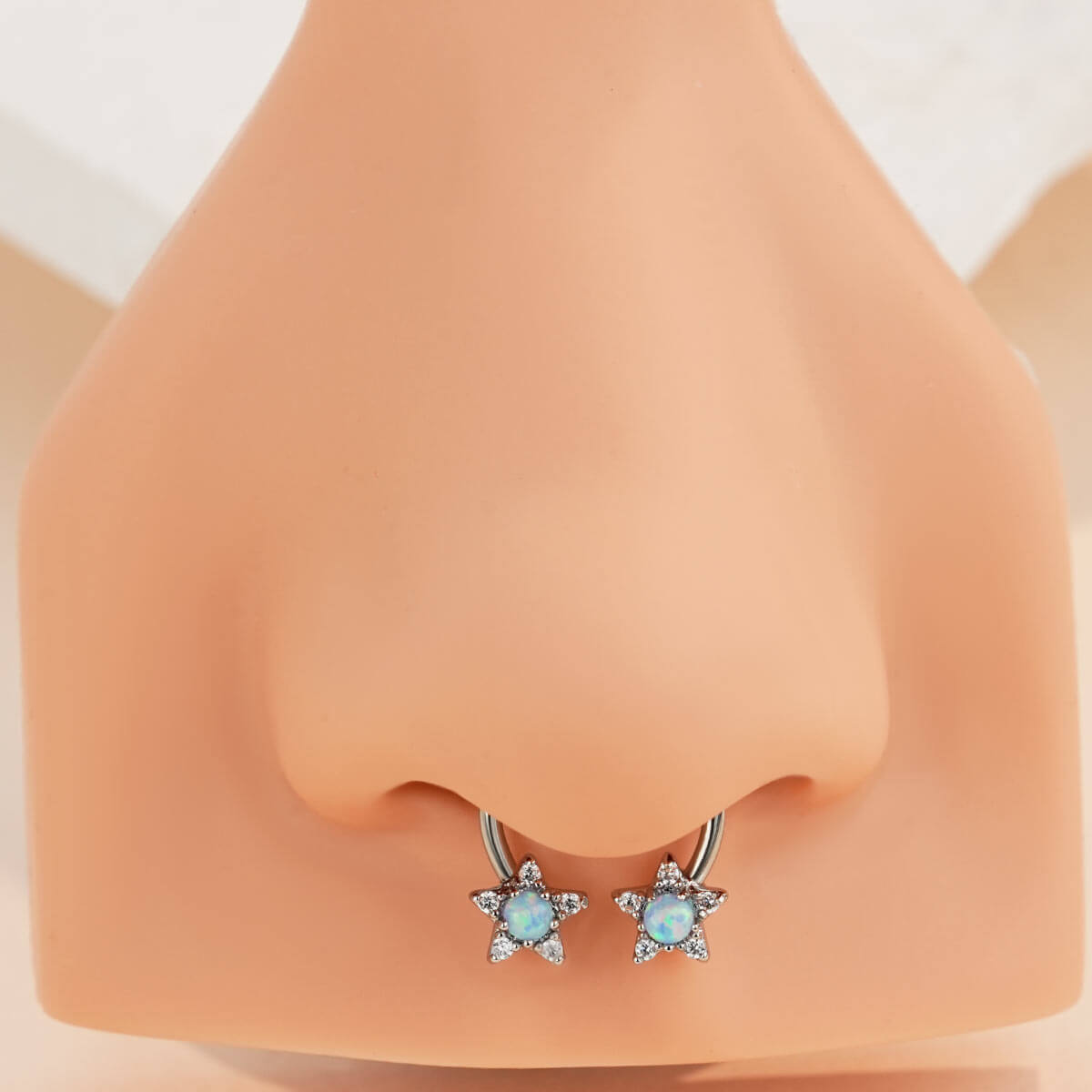 star septum piercing