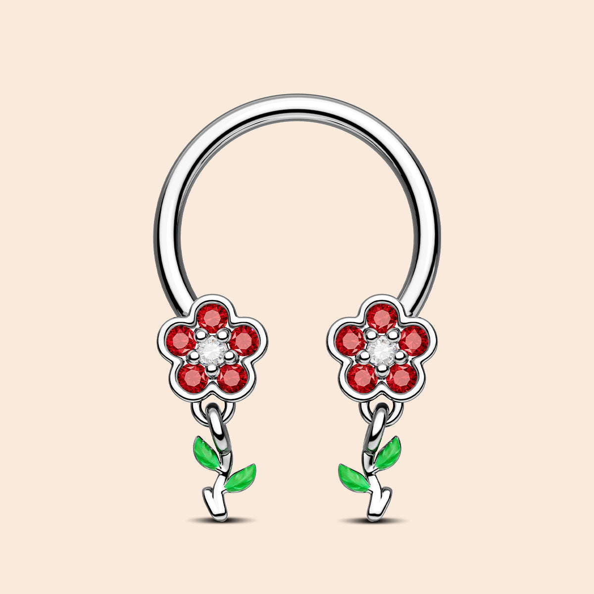 oufer flower septum ring