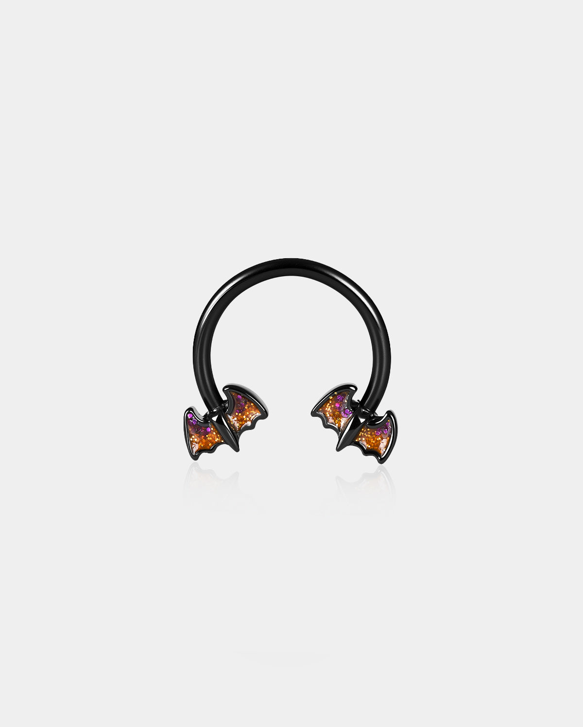 Glitter Bat CBR Daith Septum Ring