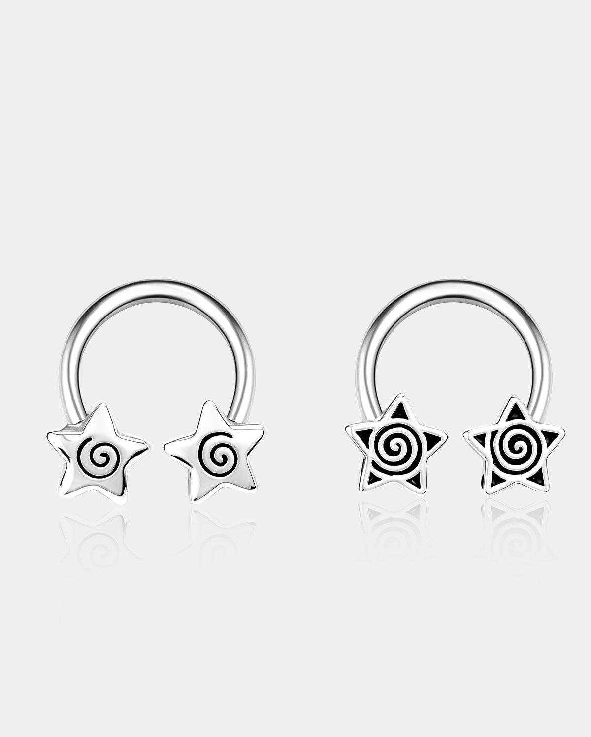 star horseshoe septum ring 