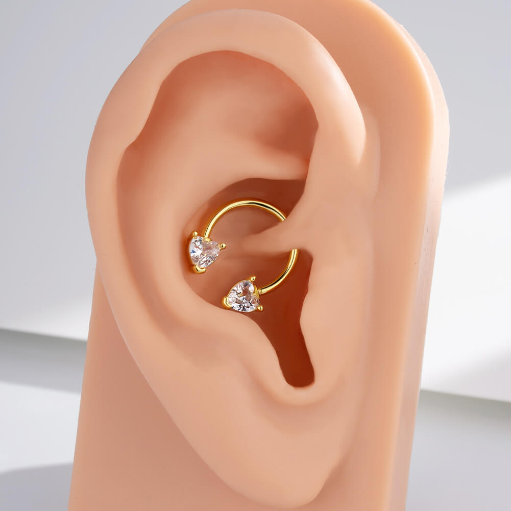 heart daith earring