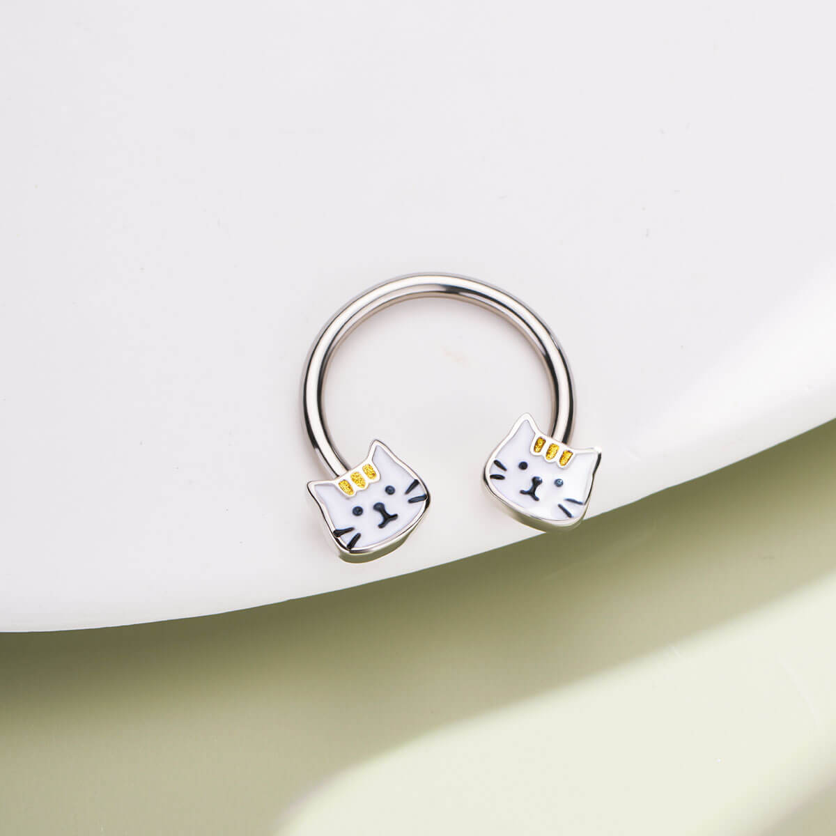 cat horseshoe septum ring 