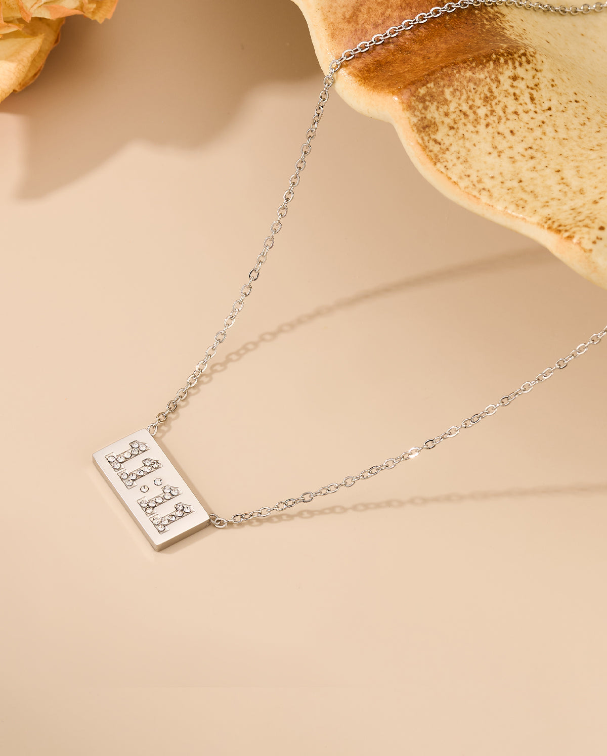 11:11 CZ Letter Necklace | A Moment of Love