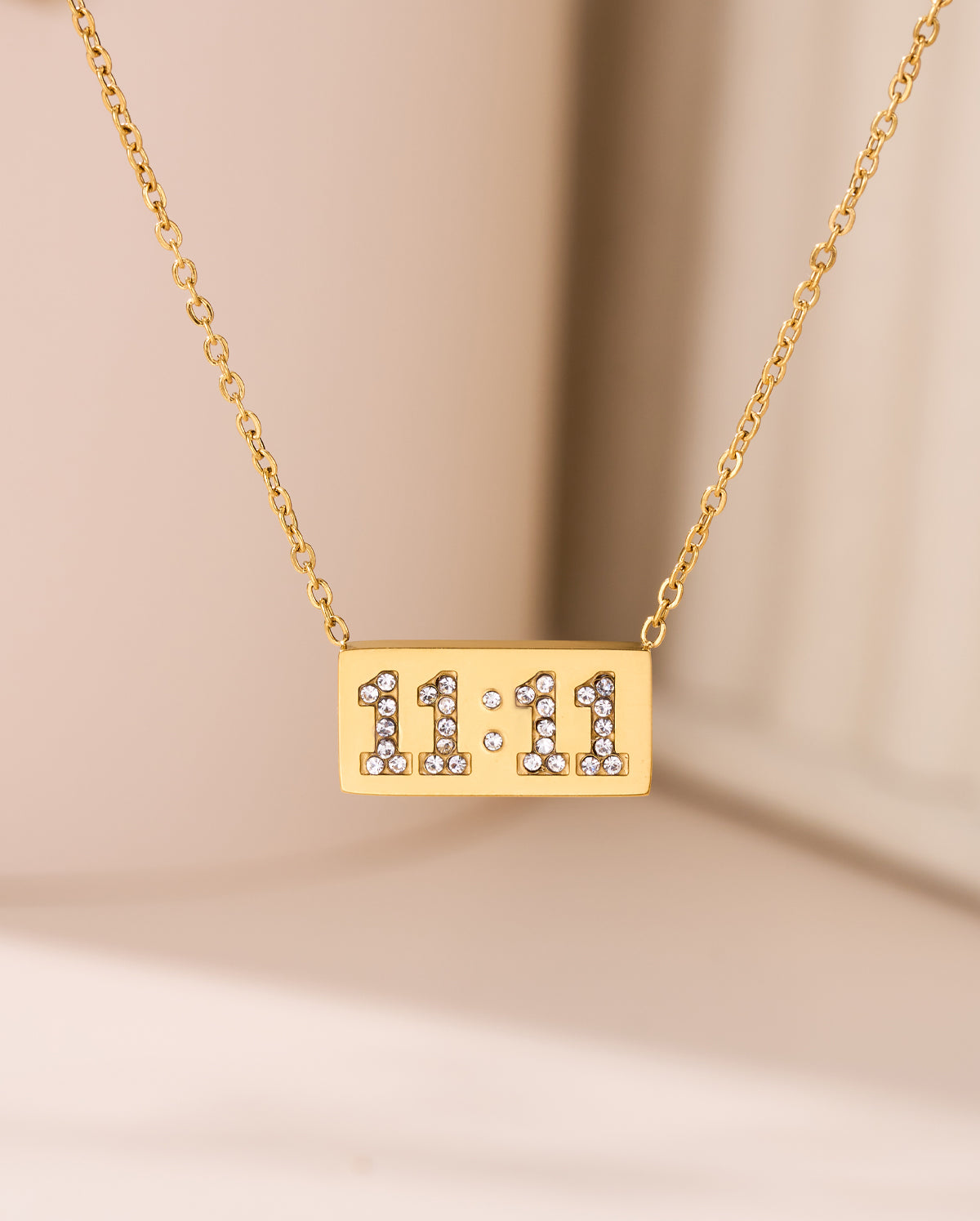 11:11 CZ Letter Necklace | A Moment of Love