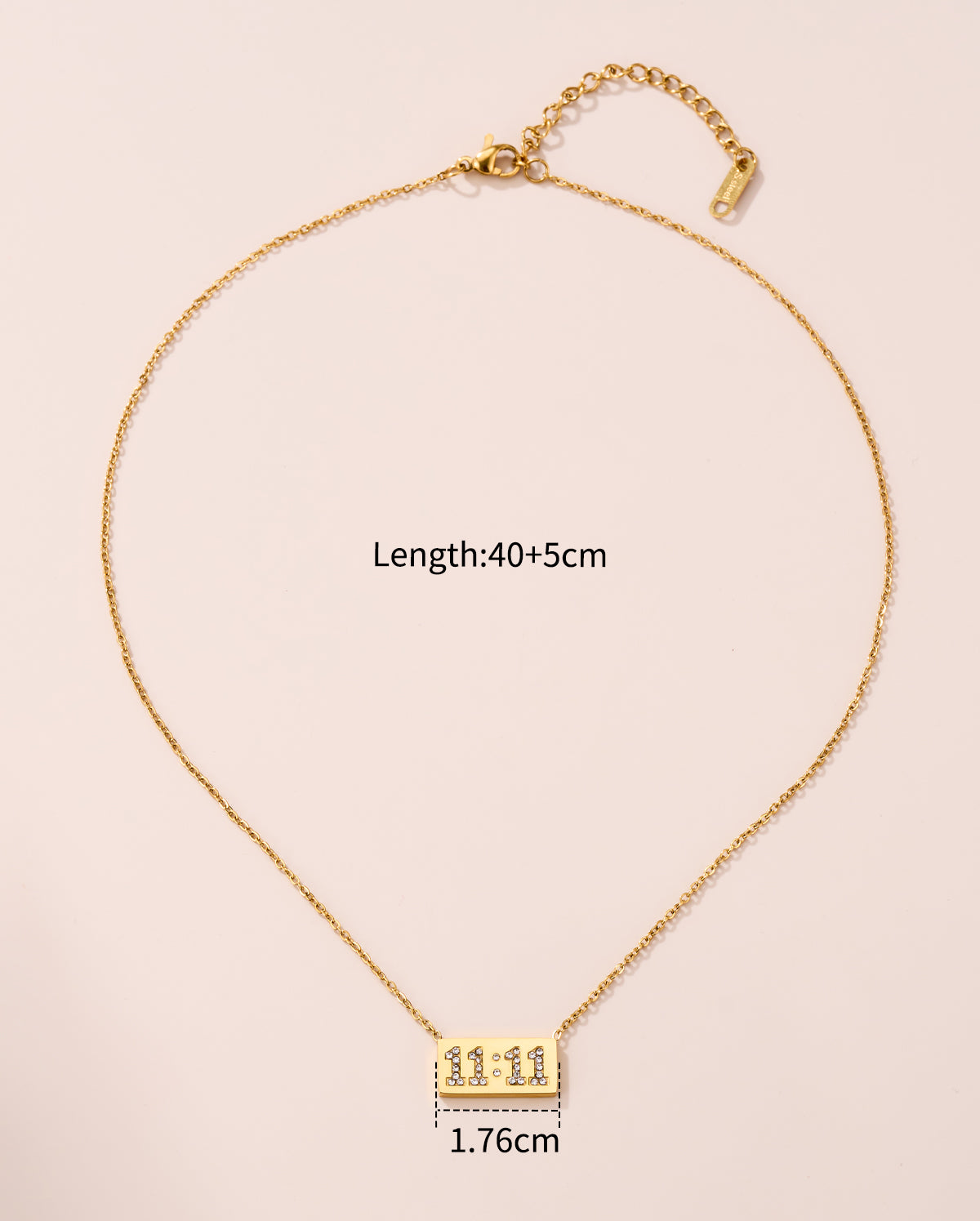 11:11 CZ Letter Necklace | A Moment of Love