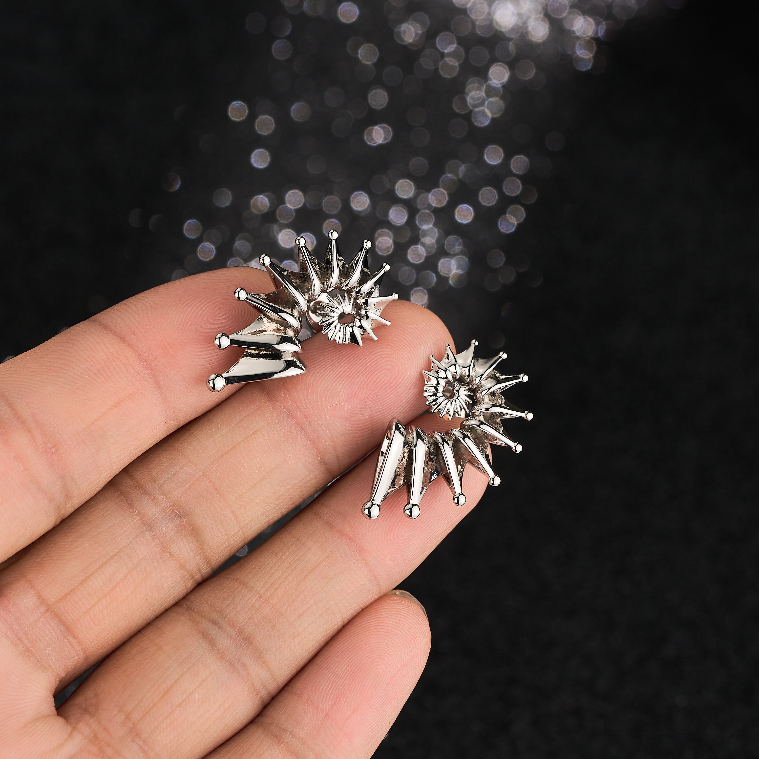2PCS Spiral Shell Stud Earrings