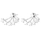 2PCS Full Of Stars Earring Studs Elegant Earrrings For Women