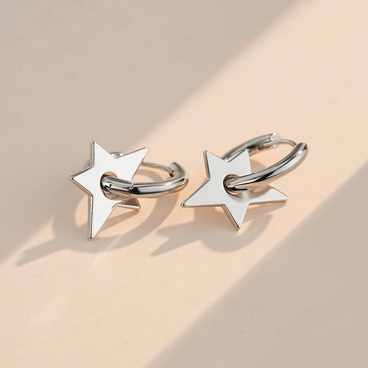 star earring hoop