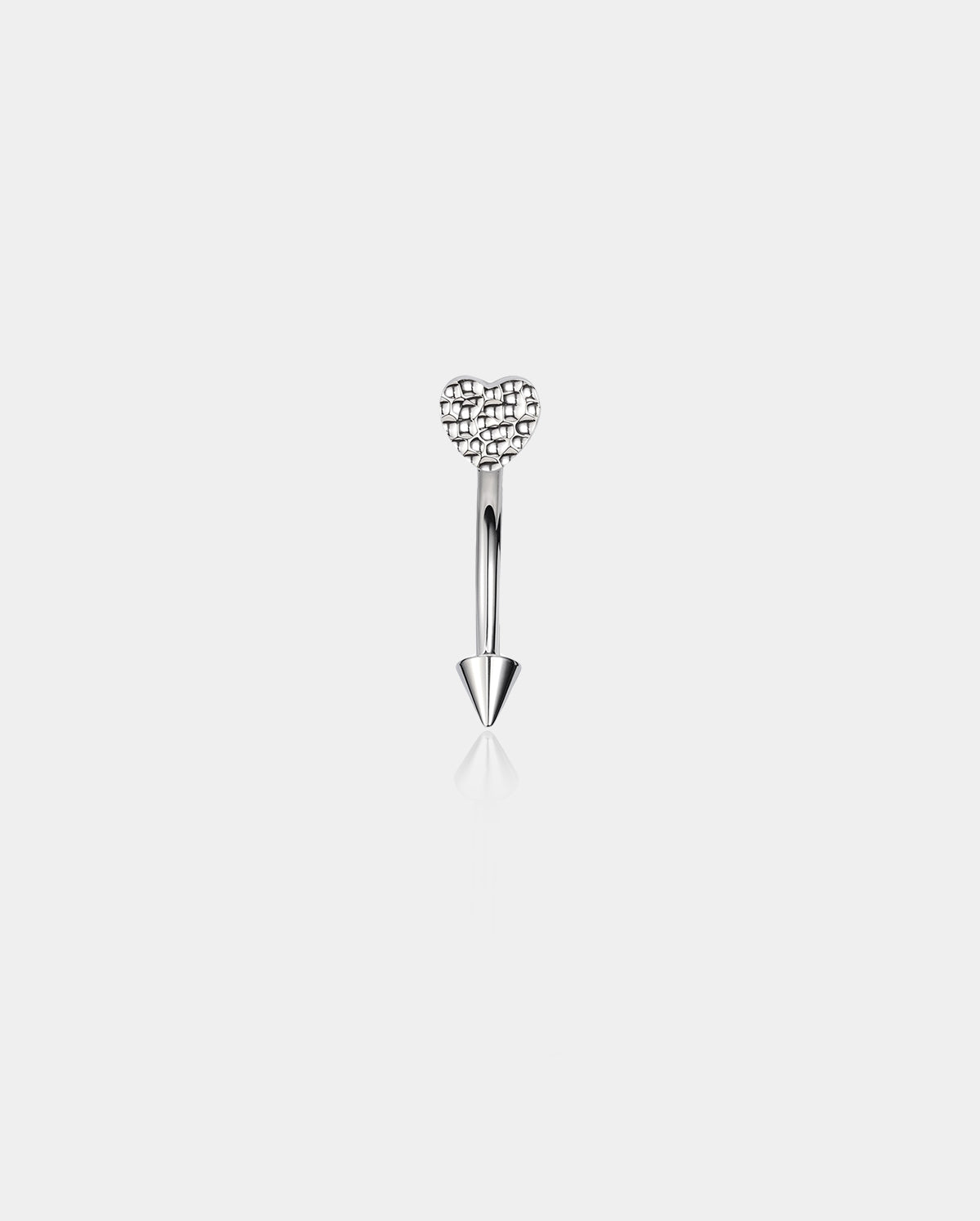 heart rook piercing ring