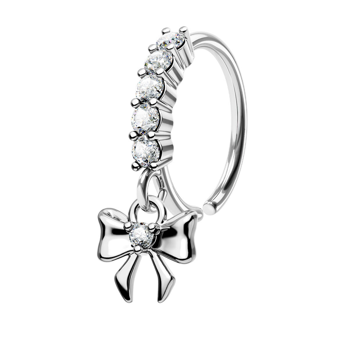 oufer bow nose ring