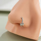 bow nose piercing ring
