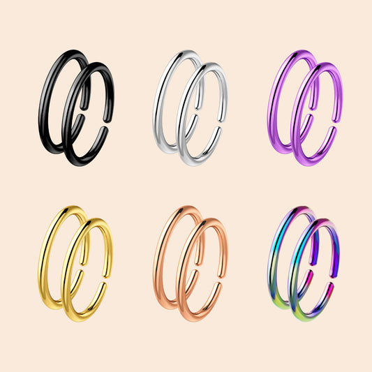 oufer seamless nose rings