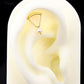 pearl cartilage earrings