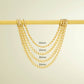 14K Solid Gold Single Chain Cartilage Earring