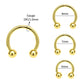 18g horseshoe septum ring