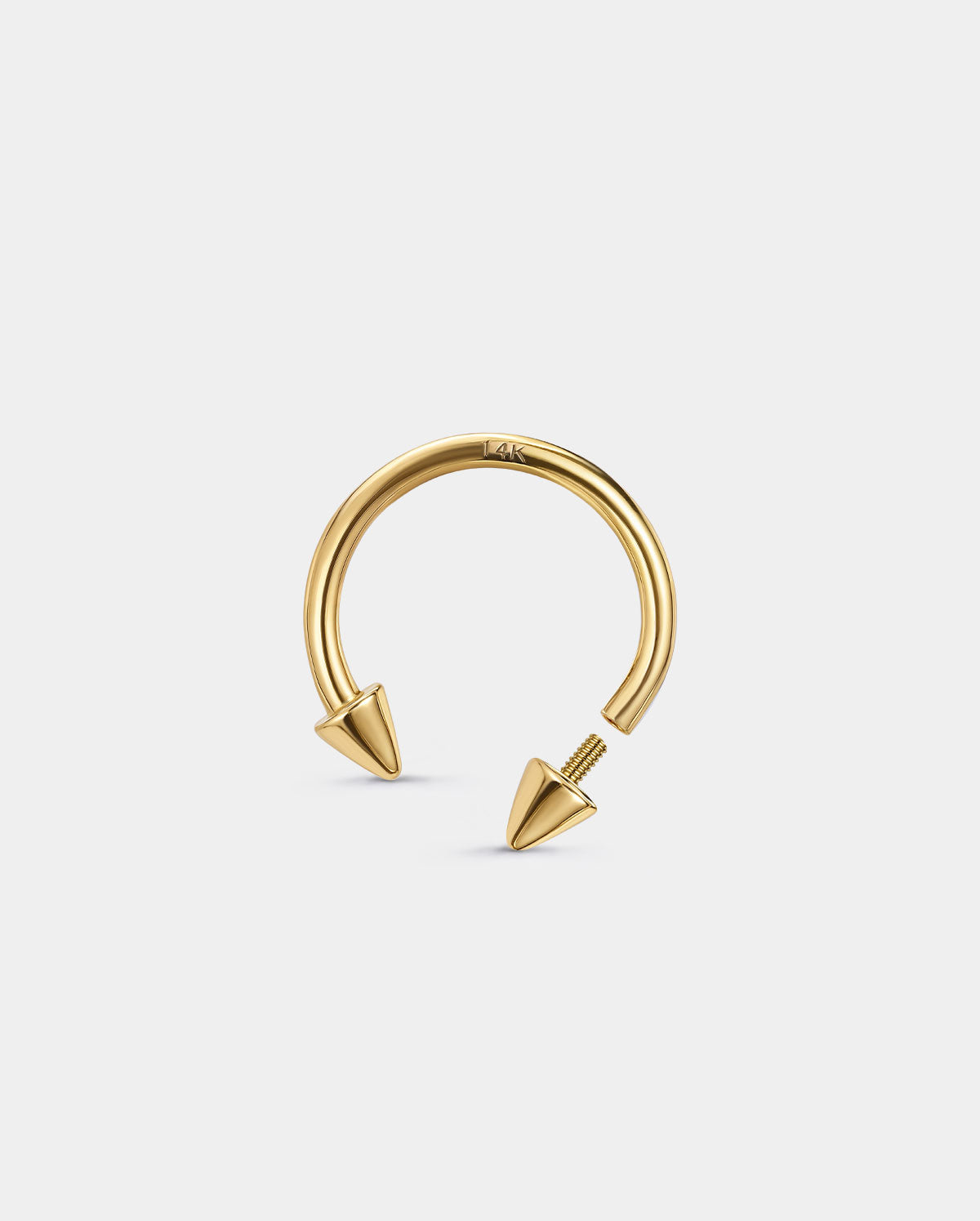 internally threaded septum ring