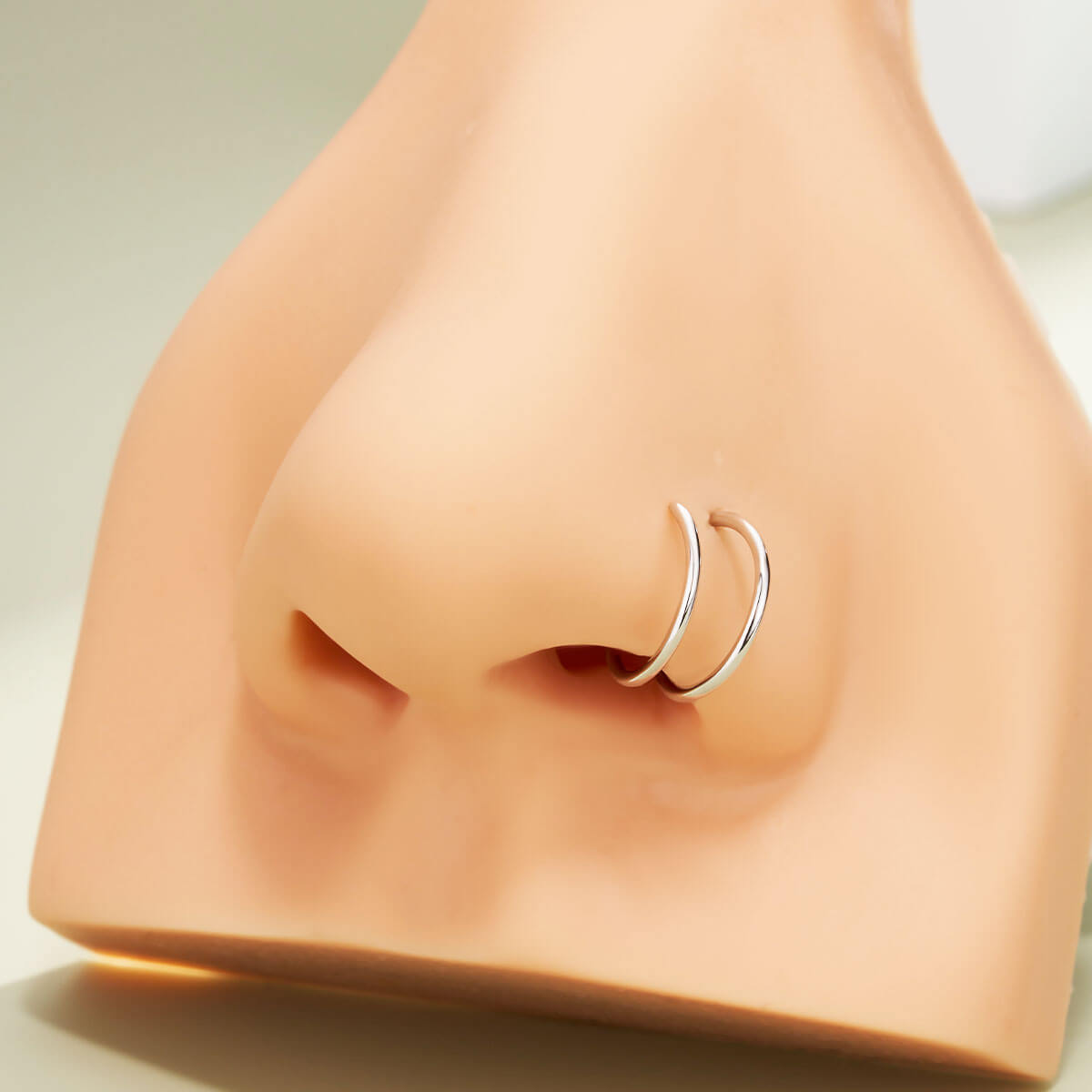 double nose ring