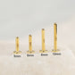 14K Solid Gold Internally Threaded Replacement Post