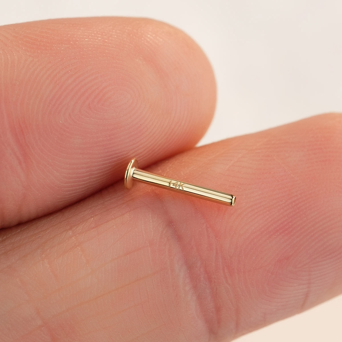14K Solid Gold Internally Threaded Replacement Post