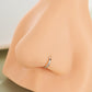 Or 14K 18G Anneau de nez Cartilage Hoop Boucle d'oreille Daith Helix