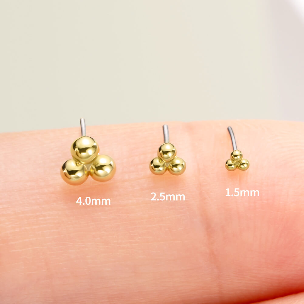 Nose Studs Longita Threadless Nose Stud 20g Flat Back Nose Stud