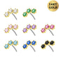 colorful cartilage earring