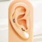 black cartilage earring