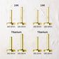 14K Solid Gold Bee Style Push Pin Labret Stud for Nose