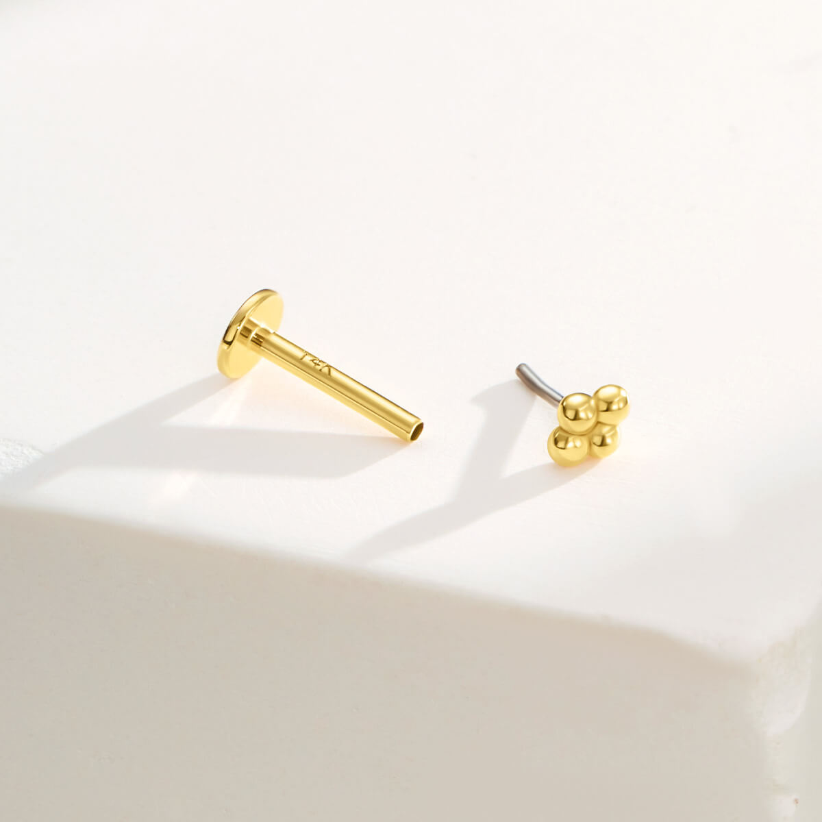 bean nose stud