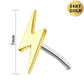 7mm lightning bolt nose stud