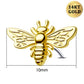 14K Solid Gold Flying Bee Push Pin Labret Nose Stud