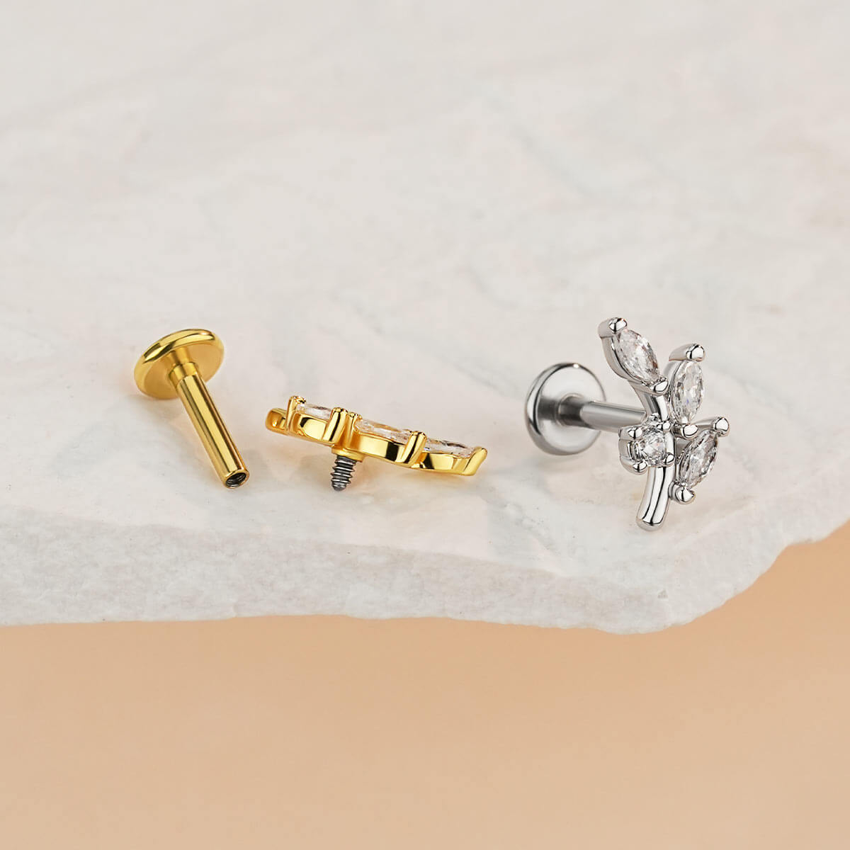 internally threaded leave helix stud 