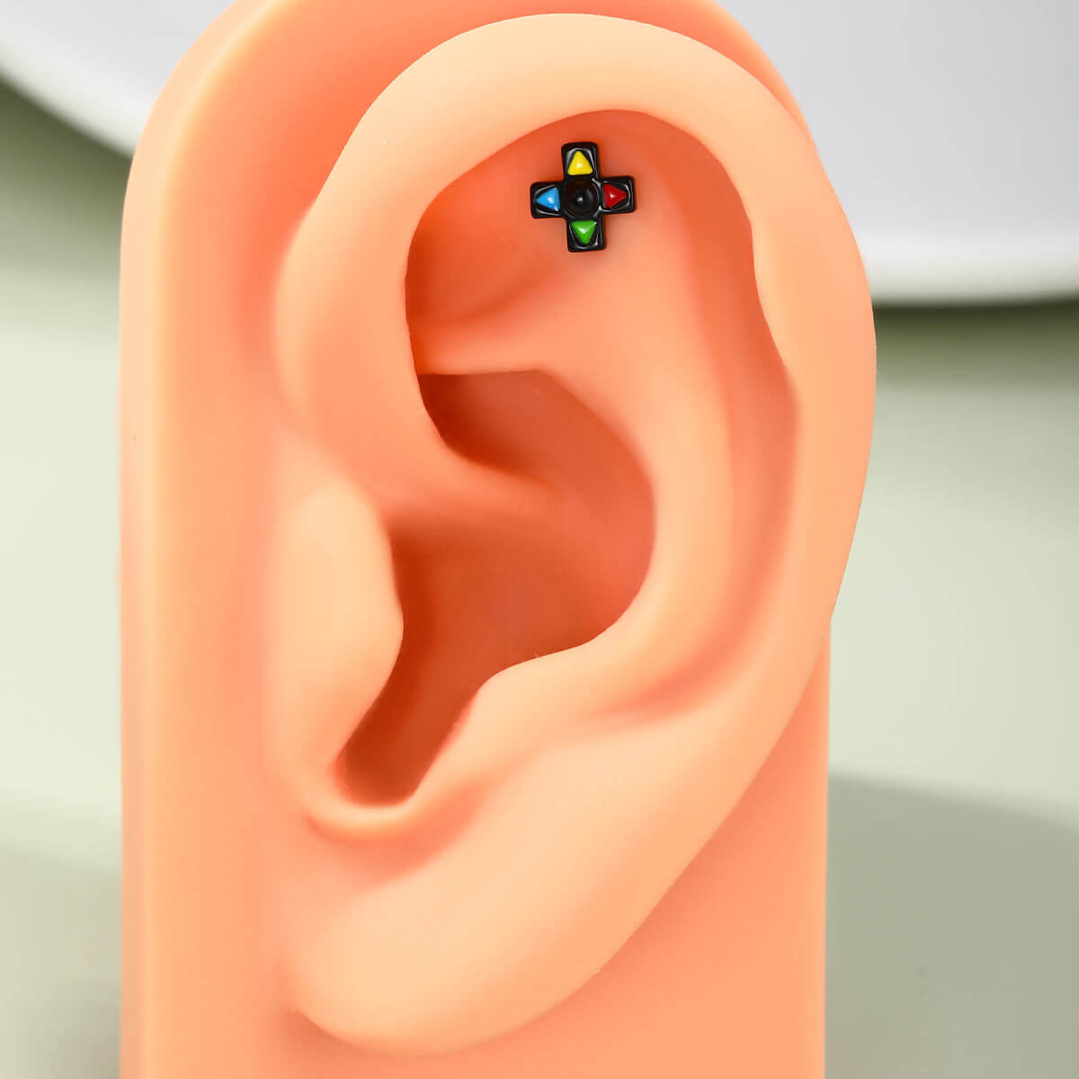 black arrow key cartilage piercing