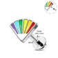 16g rainbow fan cartilage stud 