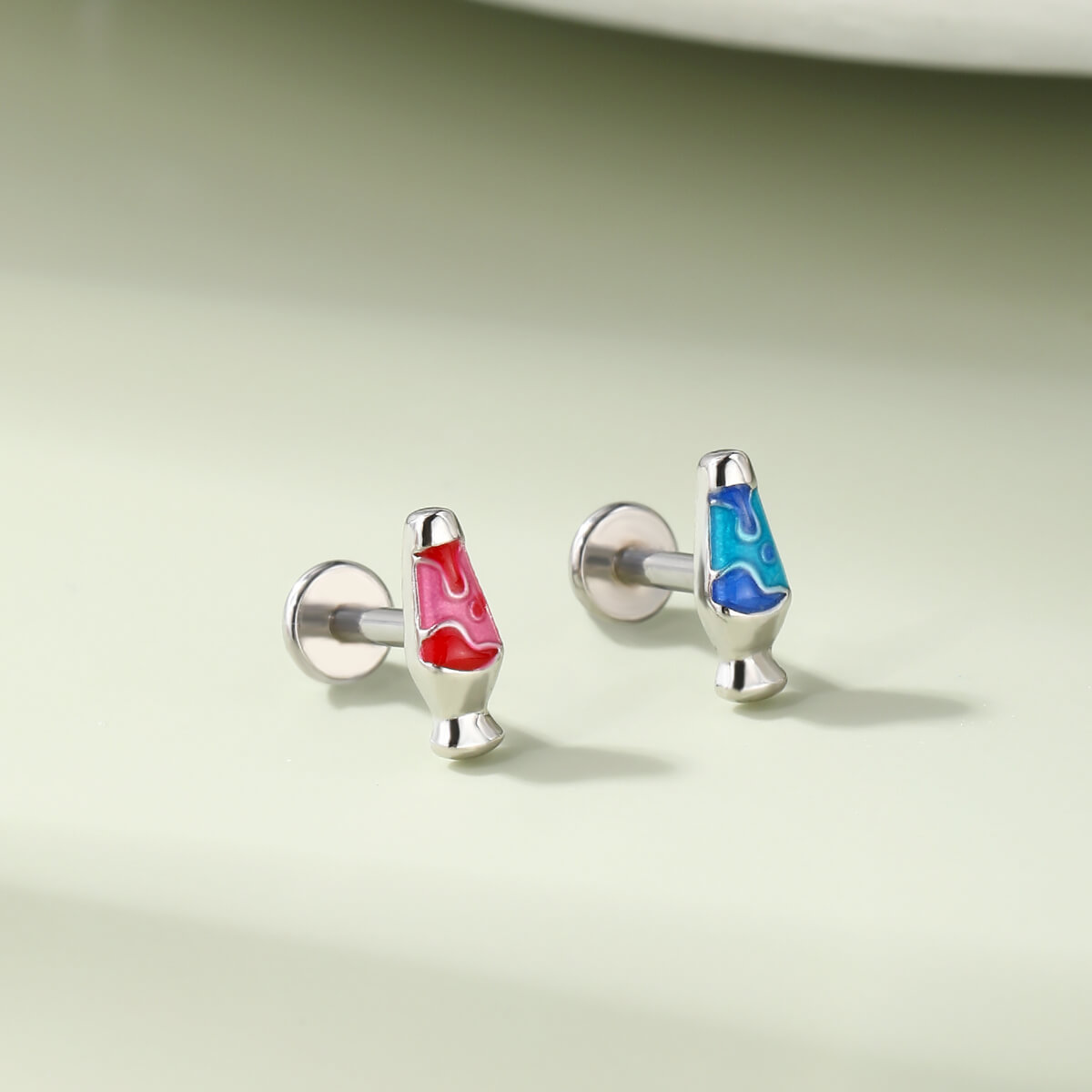 flat back lamp cartilage stud 