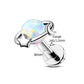 16g opal helix stud 