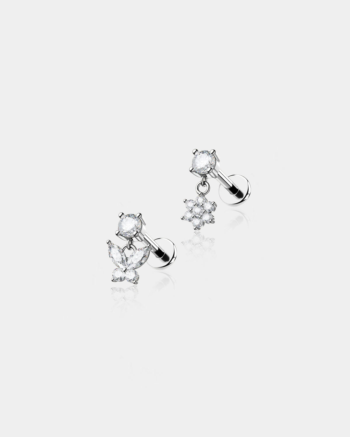 oufer dangle cartilage earrings