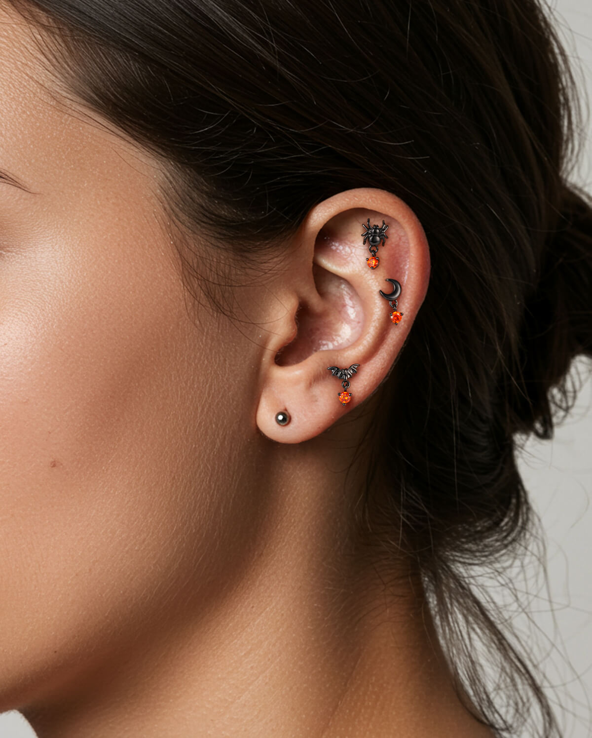 dangle halloween helix piercing
