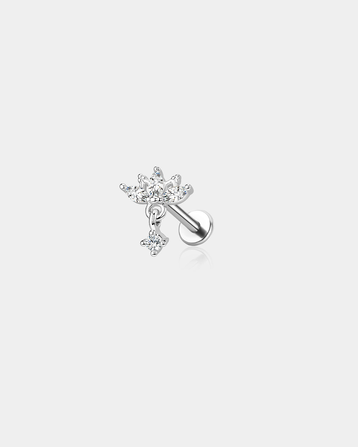 flower cartilage earring