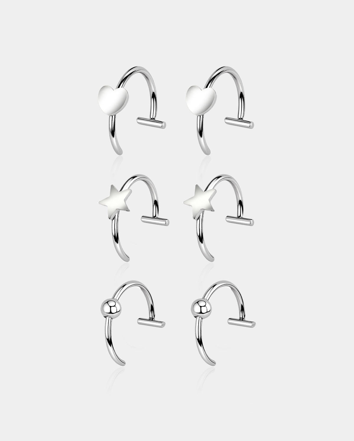 fake lip ring set