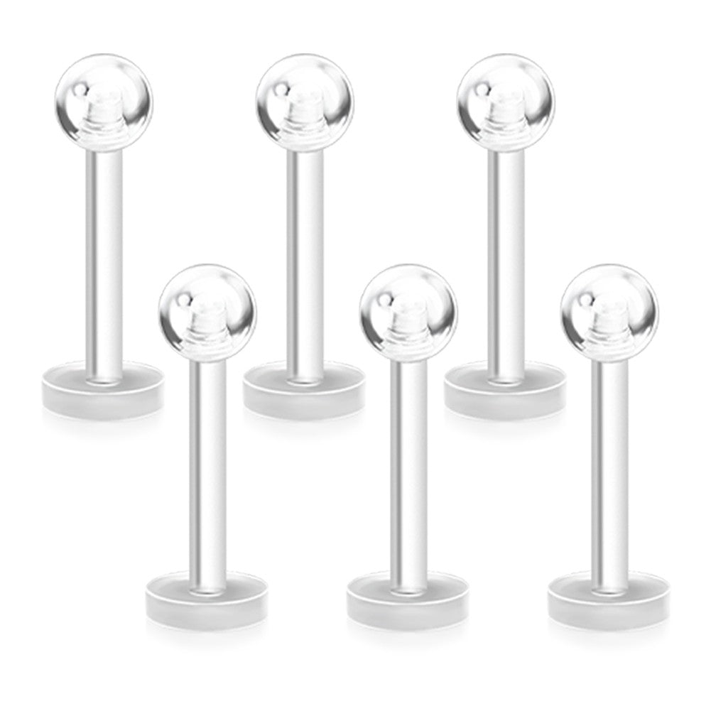 Oufer 6Pcs Vertical Labret Retainer Pack – OUFER BODY JEWELRY