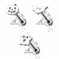 16g halloween lip rings
