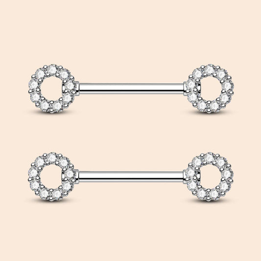 oufer circle nipple rings
