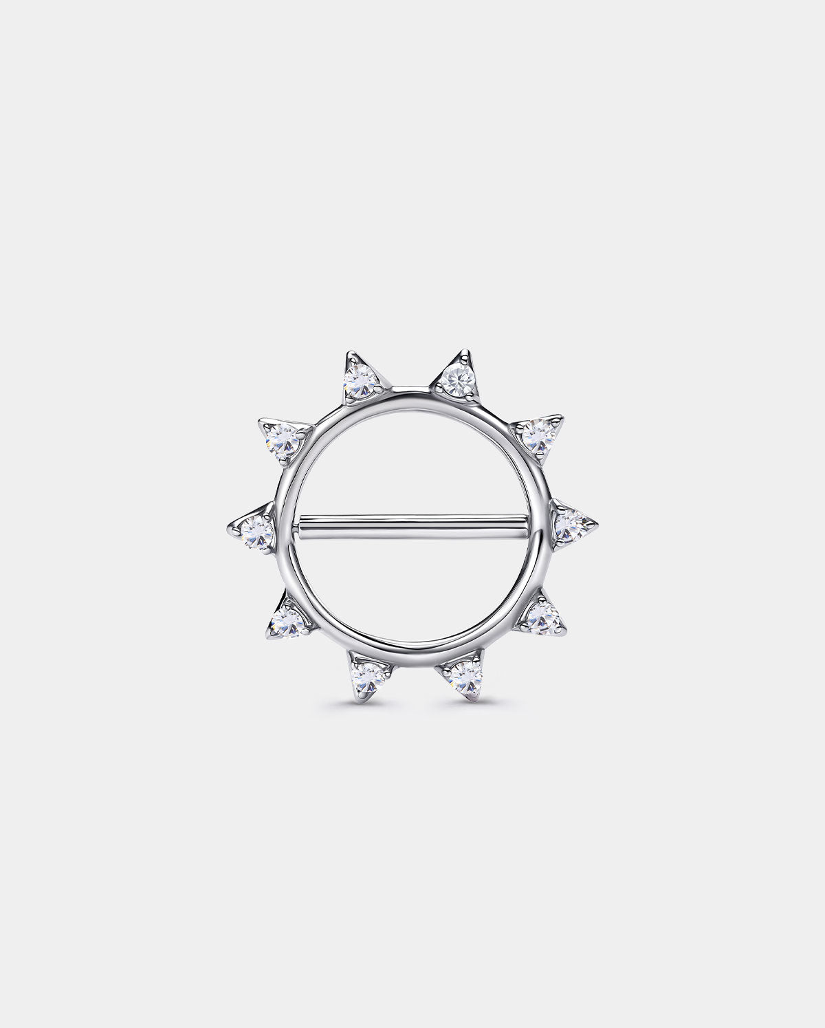 spike nipple shield ring